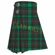 Scottish Handmade Traditional Ross Hunting Modern 8-yard Tartan Kilt For Men