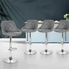 NEW MyBar Bar Stools PU Style Grey Set 4pc