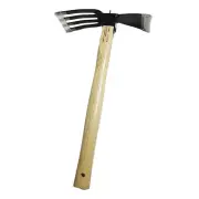 5-Claw Rake with Wooden Handle Mini Hoe and Cultivator Agricultural Garden Tools