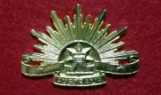 RISING SUN HAT BADGE FEDERATION STAR - REPRODUCTION AUSTRALIAN ARMY NEW MADE