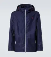 [Brunello Cucinelli] Brunello Cucinelli Virgin wool flannel ski jacket AU 96 blue