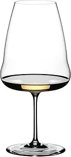 [RIEDEL] Winewings Riesling Crystal Wine Glass, Clear – Enhances Fresh, Vibrant Aromas of Aromatic White Wines – Premium Crystal Glassware for Wine Lovers – 1017 ml Capacity