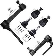 SCITOO 6PCS Set Suspension Kit Ball Joints Ball Joints Idler Arm Idler Arm For Chevy Astro, For GMC Safari K6141 K5208 K6365T K6366T