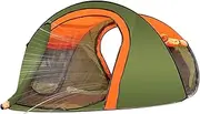 Camping Tent | Color-Block Gnat-Proof Tent,Spacious 3-4 Person -Proof Shelter for Beach Backpacking Fishing Hiking Hunting Backyard Featuring A Foldable Frame and Strong Material, This Tent is