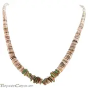 Santo Domingo Kewa Heishi Shell and Royston Turquoise Necklace SKU227181