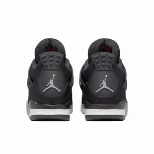 【NIKE 耐吉】Air Jordan 4 Retro SE Black canvas 黑色 黑灰 復古 籃球鞋 男鞋 DH7138-006
