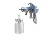 Iwata 2SPRAY SUCTION spraygun N77 1.5MM + 1L PS1000 POT
