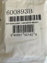 Raypak 600893B Auto-Reset High Limit Switch NEW
