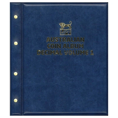 Australia Decimal Coin Album Volume 1 - 16 Pages 1966 to 2015 For 1c to $2