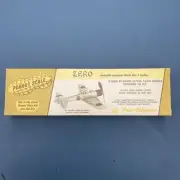 Vintage Peck Polymers Zero Flying balsa Model Airplane Kit PP9 Brown Pkg M4