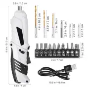 3.6V Cordless Drill Driver Set Household Hand Tool Kit Rechargeable