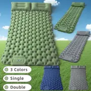 Double Inflatable Bed Waterproof Camping Mattress Foldable Airbed Pad Outdoor