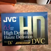 JVC DVC Camcorder HD 63 Min. Mini DV Blank Cassette NEW SEALED Sony Canon Media