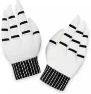 Disney Parks Character Mitts Jack Skellington Large Plush Costume Gloves New