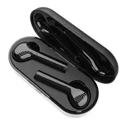 [bluetooth 5.0] JS18 TWS Wireless Stereo Freebud Earphone Graphene Driver Noise Cancelling Smart Touch Binaural Call Headphone for Xiaomi Huawei BLACK COLOR