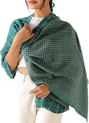 [AUZURE] Super Soft Classic Plaid Scarf Long Reversible Cashmere Pashmina Shawl Lightweight Everyday Fashion Travel Winter Wrap