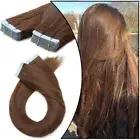 Seamless Tape In Human Hair Extensions Remy Skin Weft Balayage Blonde 20-40pcs
