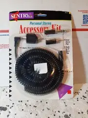 Vintage Sentrya Mini personal Stereo Accessory kit Sentry Factory Sealed