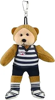 AFL Geelong Cats Keyclip Player Bear