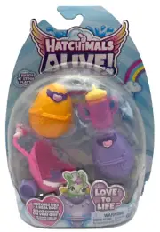 Hatchimals Alive Hatch N Stroll Playset with 2 Mini Figures & Stroller Toy NEW