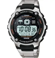 Casio AE2000WD-1AV, Watch, 200 Meter WR, 5 Alarms, World Time, 10 Year Battery