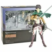 Anime Attack on Titan Figma 207 Eren Jaeger Action Figure Japanese Model in Box