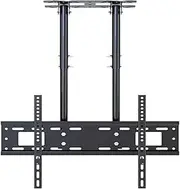 Adjustable Ceiling TV Mount Bracket, TV Wall Mount, 2 Post Single Screen TV Mount, Tilt TV Mount for 40-85 Inch TVs, VESA Max 600x400mm