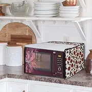 DREAM CARE White Printed Microwave Oven Cover for BPL 20 Litre BPLMW20C1G