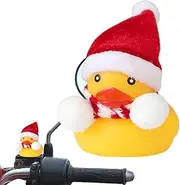 Dashboard Decorations - Christmas Rubber Duck for Car | Duck Car Dashboard Decorations for Christmas Decor and Home Decorations with Mini Hat Yongbao
