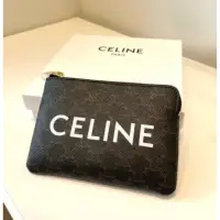 在飛比找蝦皮購物優惠-保證真品～全新 Celine ㄧ字拉鏈 零錢包、鑰匙包