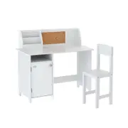 Keezi Desk Storage Kids Table and Chairs Set