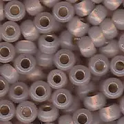 Dyed Smoky Light Rose Silver-Lined Alabaster Miyuki Seed Beads 6/0 (6-9579-TB)