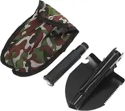 1Set Metal Detecting Shovel with Storage Pouch for Sand Digging and Treasure Hunting for Gardening Camping and Landscape Beautification Durable Metal Scoop Tool