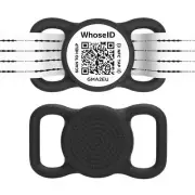 QR Personalized Pet ID Dog Tags Silent Silicone QR Code ID Tags Send Pet Loca...