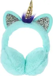 [IWOWHERO] Unicorn Horn Ear Muffs Warm Fall Plush Earmuffs for Adults Kids Comfortable