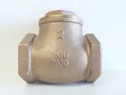 NEW Check Valve Swing Brass 50mm 2" BSP Non Return Irrigation Pump 50 mm