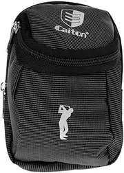Portable Mini Golf Ball Holder Bag Hold Balls Tees Tool Ball Marker, Black, 11.5 x 5.5 x 7cm