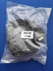 DB25 Male to DB9 Female 5 feet 1500mm serial null modem cable (Brand new sealed)