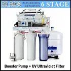 iSpring RCC1UP 6-Stage 100 GPD Under Sink RO Water Filter System Purifier + Pump