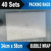 40 x Tough Large Envelope Bubble Bag Wrap Bags Size: 58cmL x 34cm W