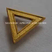Royal Ark Mariner Grand Officers Apron Triangles (Gilt)(Set of 3)(MA6027)