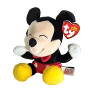 TY Beanie Babies Disney Mickey Mouse 8" Beanie Baby (Classic) - New, With Tags
