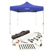 Kings Gazebo 3mx3m Heavy Duty Steel Waterproof + Illuminator 4Bar Camp Light Kit