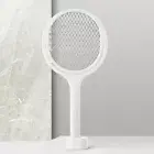 Rotating Head Fly Swatter Racket with Telescopic Rod for Mosquito Fly Gnat Wasp