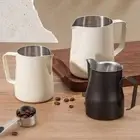 Clear Scale Milk Frother Cup Espresso Machine Accessories