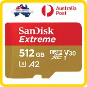 Sandisk Extreme MicroSDXC, SQXA1 1TB, V30, U3, C10, A2, UHS-I 160MB/s R 90MB/s W