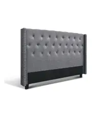 [Artiss] Luca Fabric Headboard King In Grey