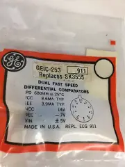 GEIC-253 DUAL FAST SPEED DIFFERENTIAL COMPARATORS SAME AS NTE 911---