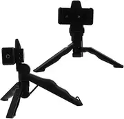FUNNETOYU 2pcs Handheld Phone Tripod Compact Desktop Phone Tripod Flexible Mobile Phone Holder Stabilizer for Outdoor Photo Taking Documentary Film Making