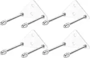 Skateboard Wall Mount Shelf | 4 Packs Deck Storage Holder | Acrylic Wall Mount Shelf Display - Collectible Competition Ready Rack For Garage Longboard Rack Snowboard Storage